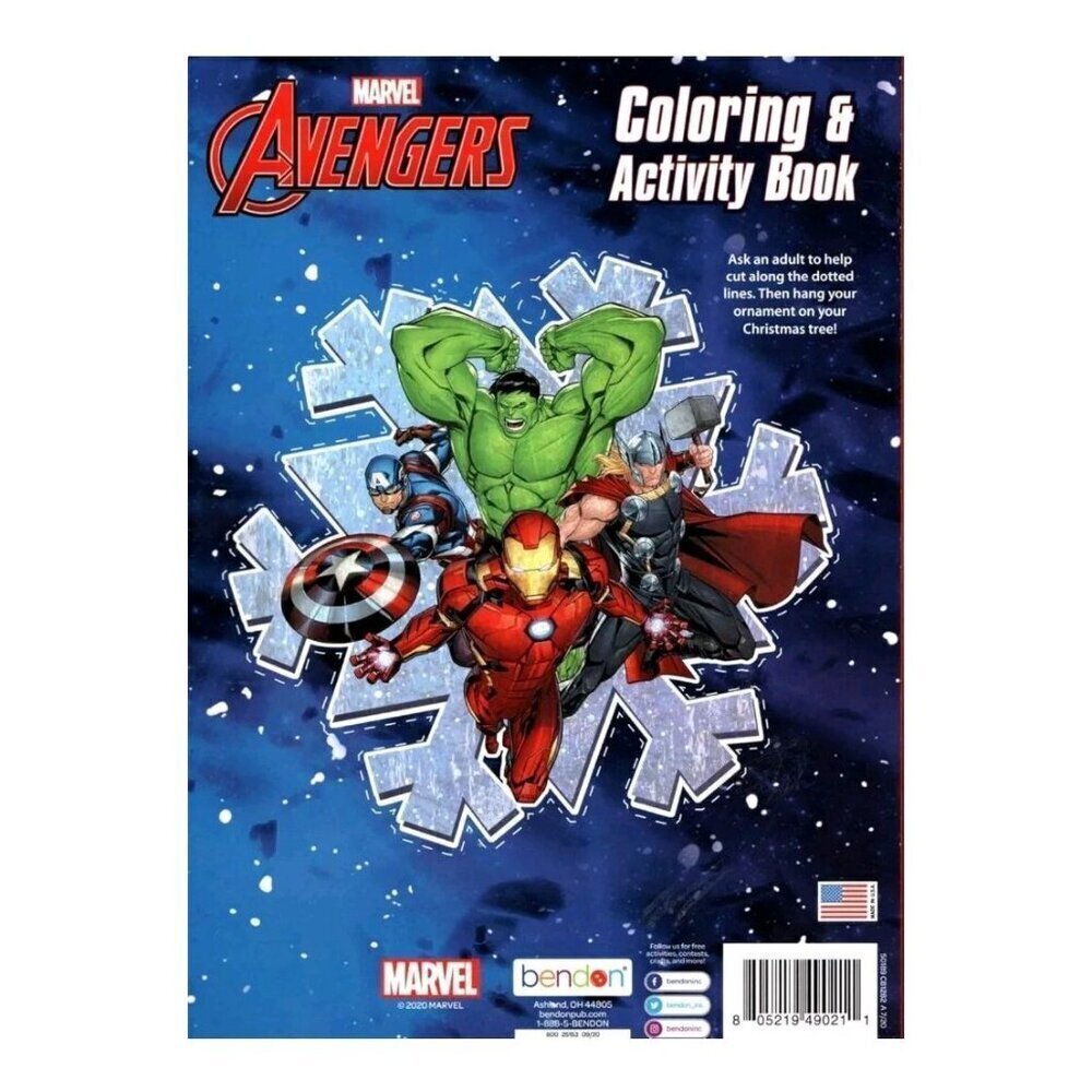 Marvel Avengers Coloring & Activity Book Toys Activities